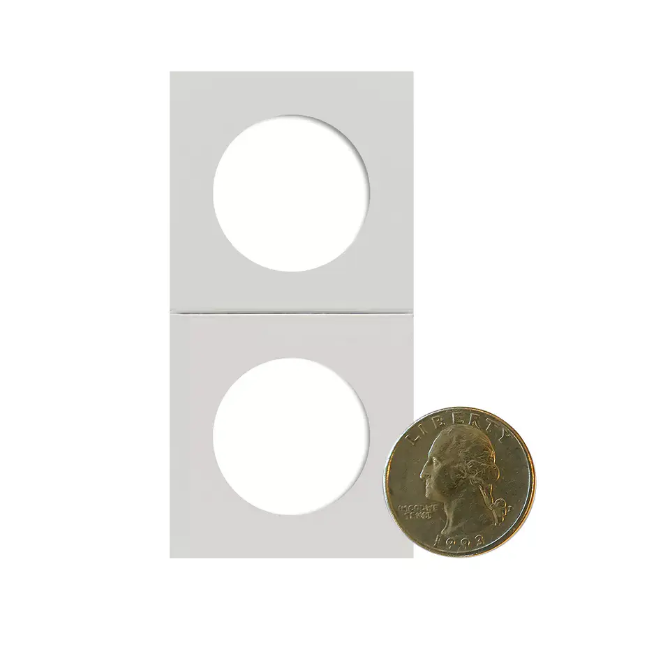 1.5x1.5 Cardboard Coin Holder Flip Nickel