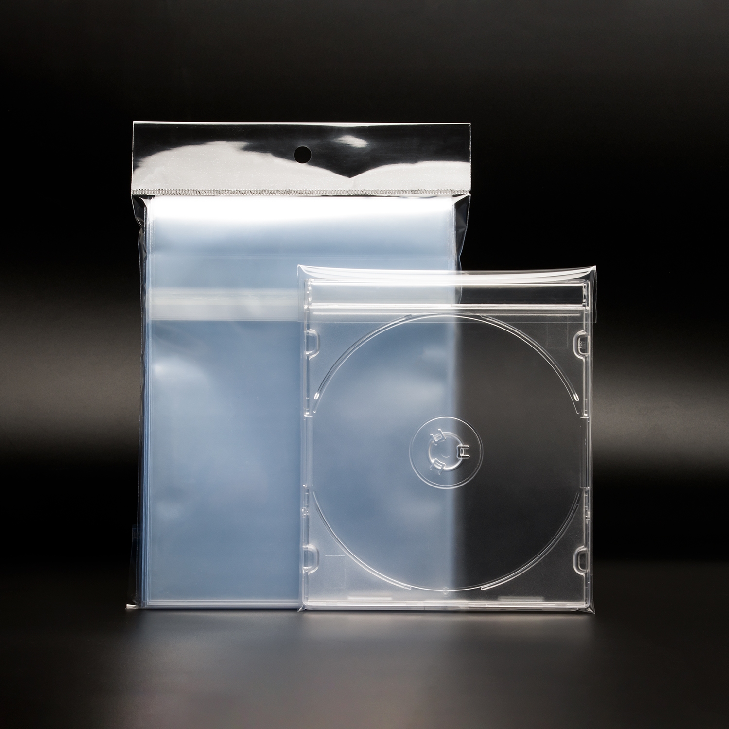 أكياس CD Jewel Case القياسية القابلة لإعادة الإغلاق