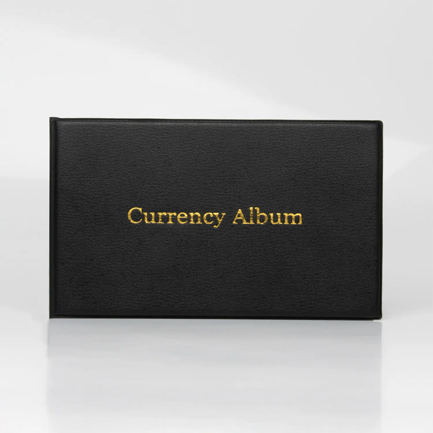 Pocket album for bank notes and other documents-Black
