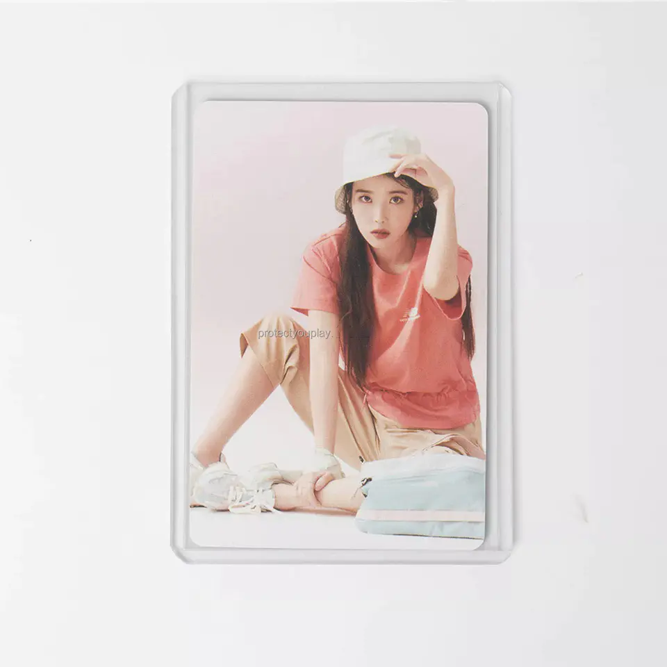 Premium Photocard Toploader 65x92mm Untuk Kpop Confetti Deco Polcos Cardholder-3