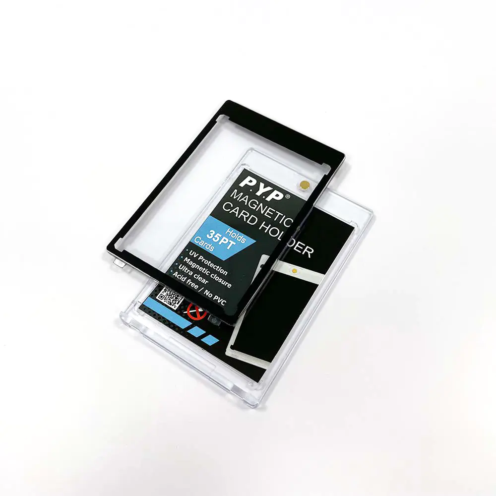 UV Protection Black Border Magnetic Card Holder-35PT