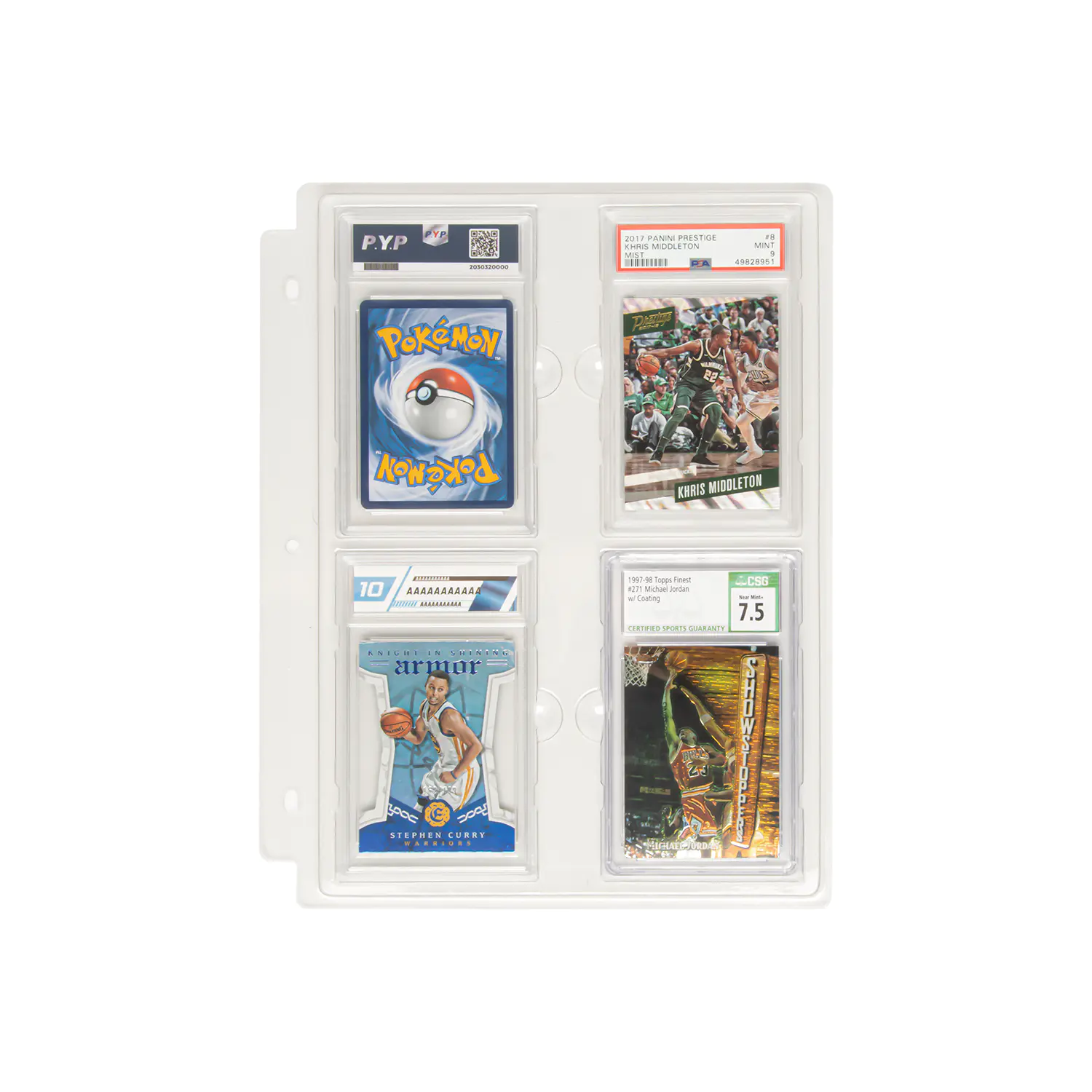 4 Pocket Pages for Graded Card Slabs