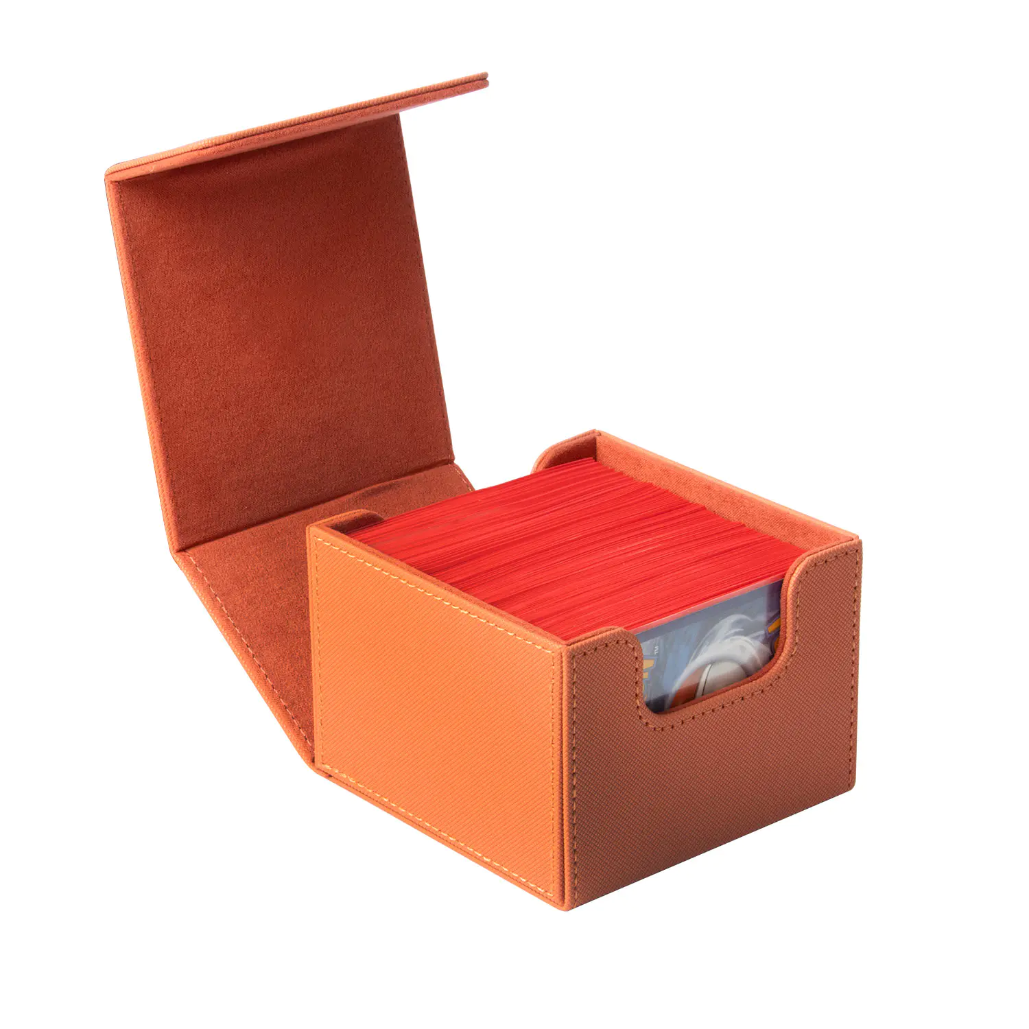 Side Winder Xeno Skin 133+ Monocolor Deck Case - Orange - Ulti mate Guard Deck Boxes