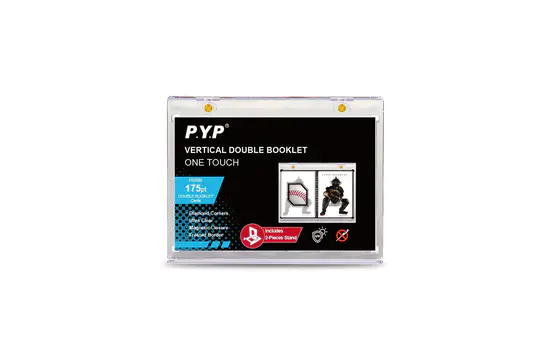 175PT垂直小冊子カードUVワンタッチ磁気ホルダー:プレミアムカードの表示と保護のための高度なソリューション