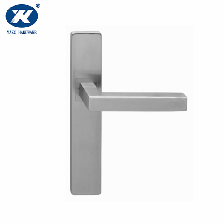 Door Handles On Square Plate YTP-221SS