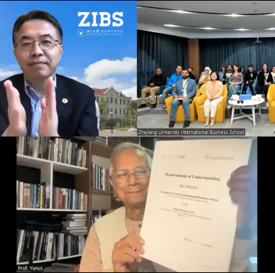 ZIBS and Yunus Centre Agreed for the Future Collaboration