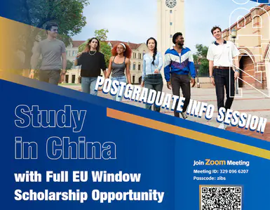 information session for ZIBS master's degree programs with full EU Window Scholarship