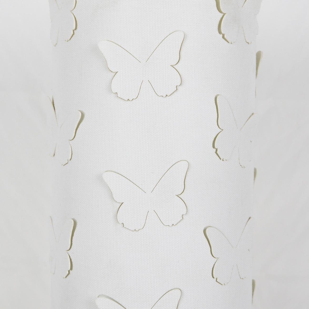 Lâmpada de mesa borboleta branca uplight