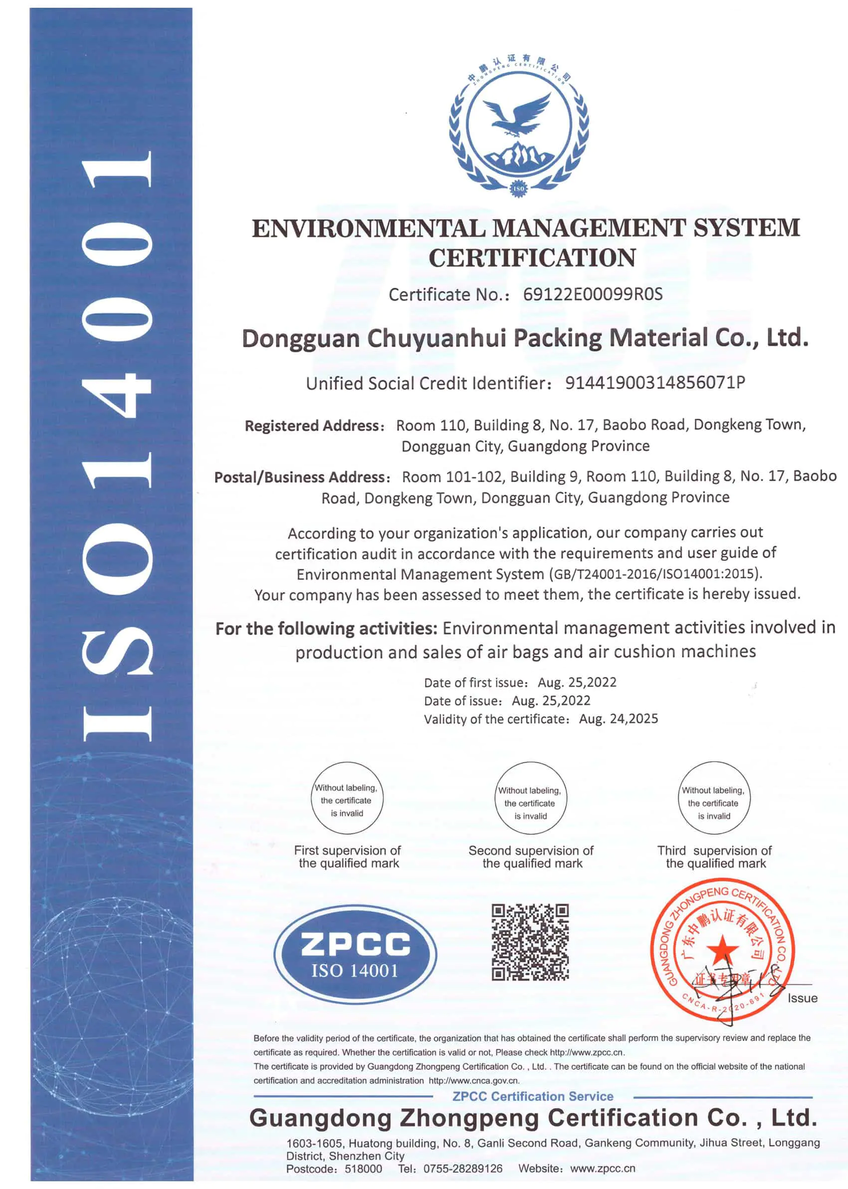 ISO-environment management