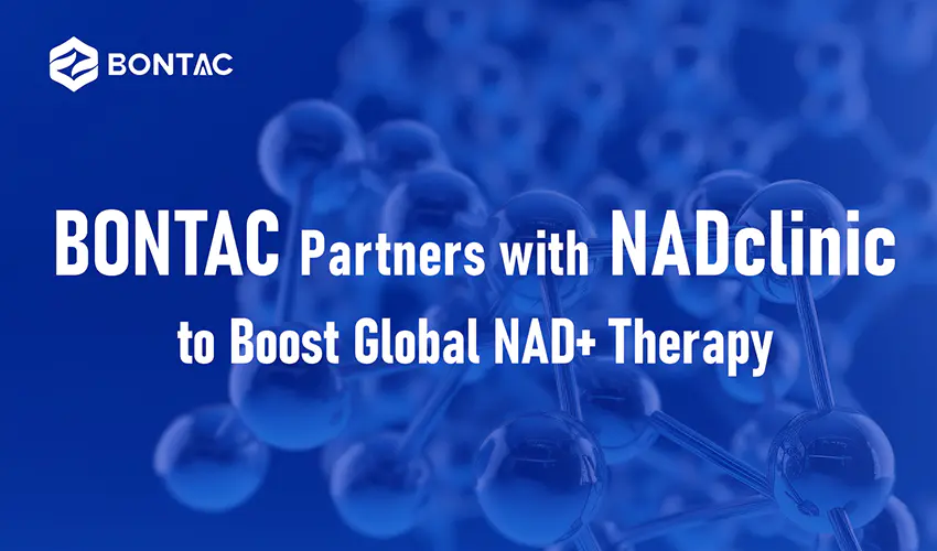 BONTAC sodeluje z NADclinic za spodbujanje globalne terapije NAD+