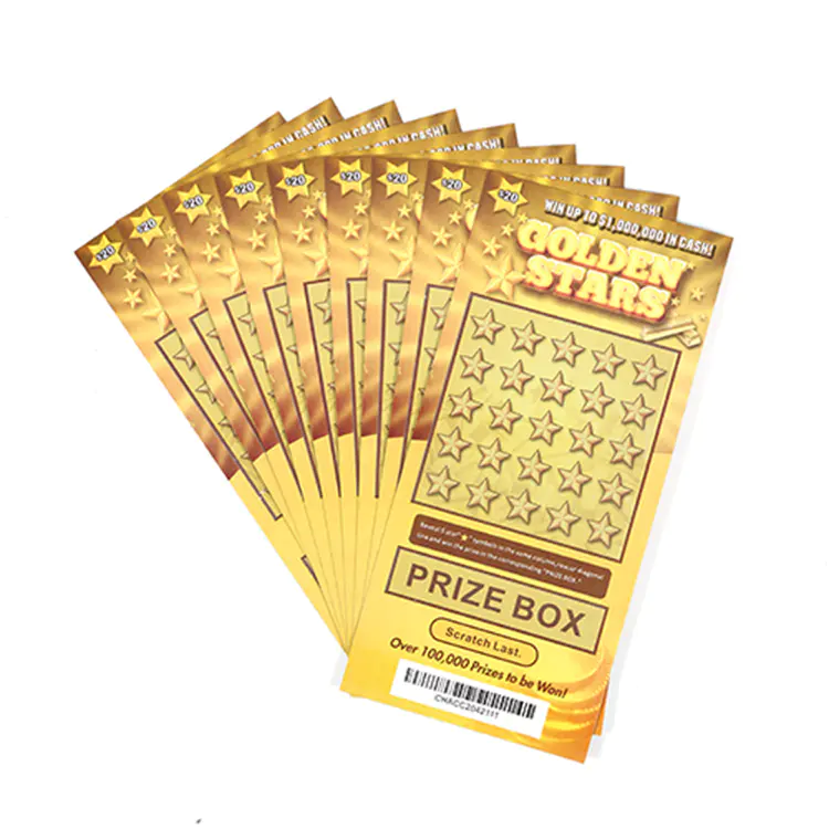 Boletos de lotería Scratch
