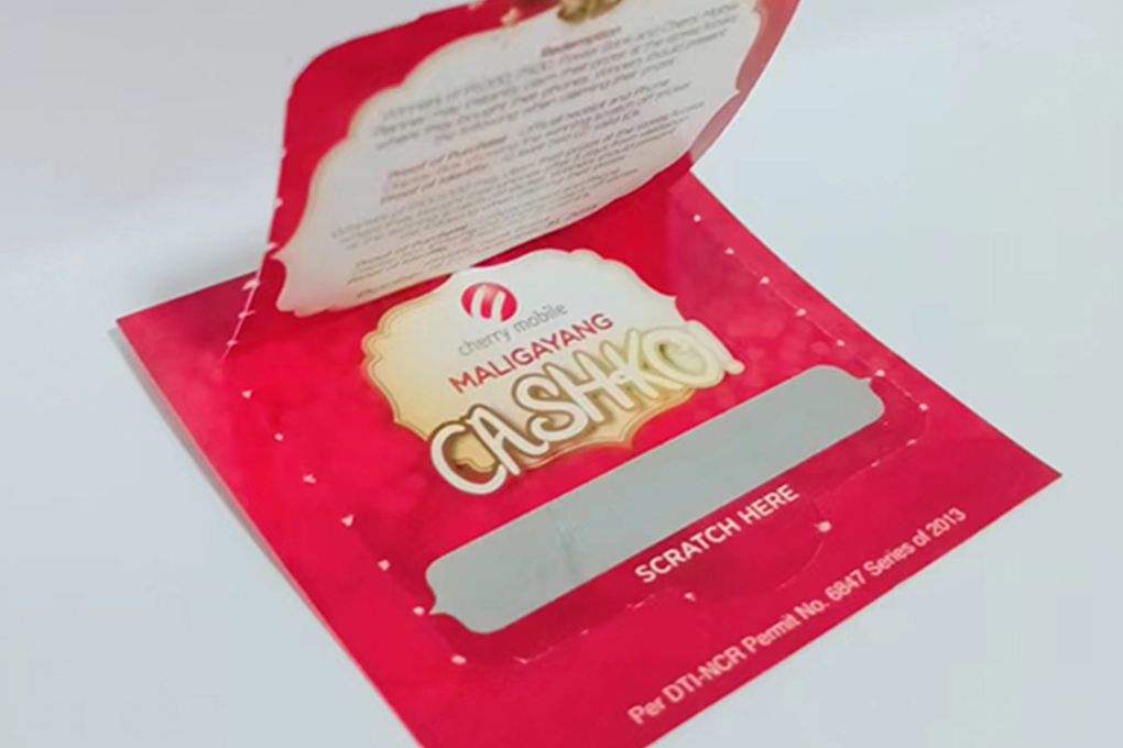 The coating scraping card is a lottery with anti -counterfeiting function. In order to ensure the safety of the lottery, multiple anti -counterfeit technology is usually used. 