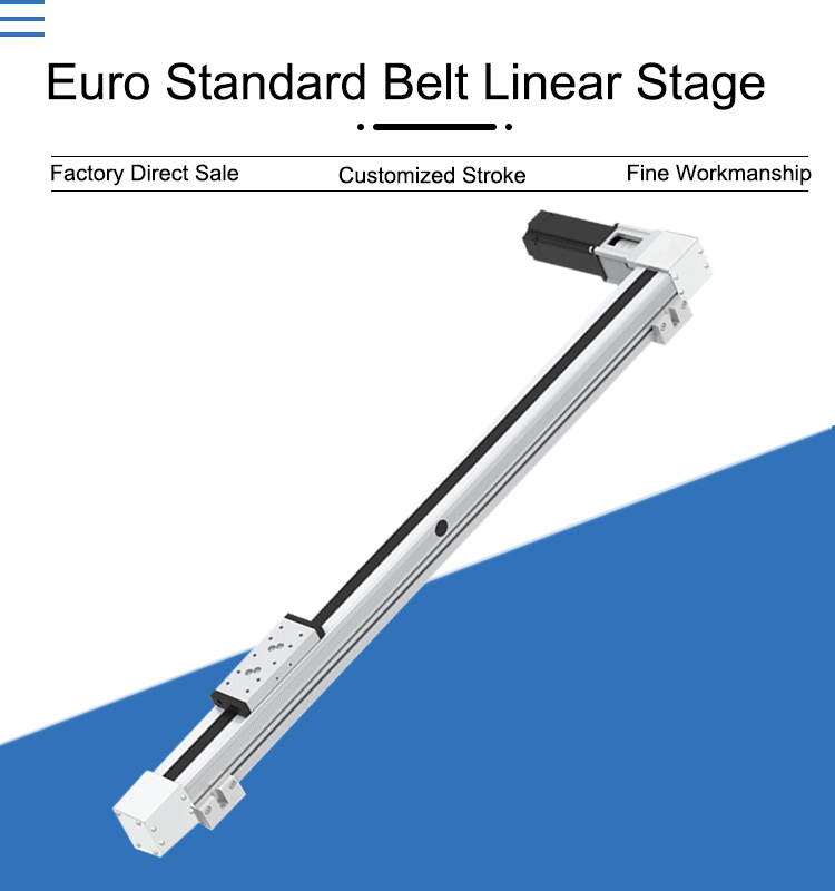 Etapa lineal estándar europea accionada por correa de la serie ENB