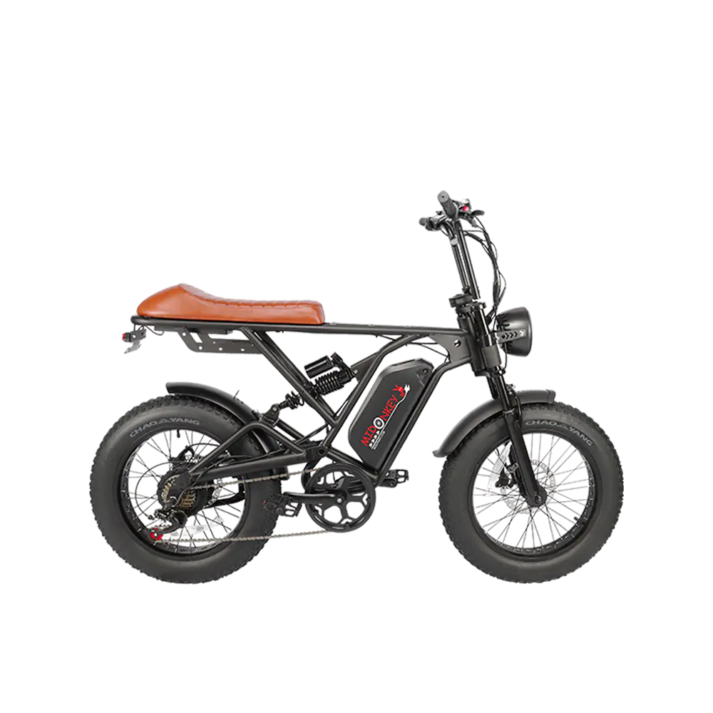 Cuper 73 RX 20 인치 500W 풀 서스펜션 지방 타이어 장거리 성인 전기 지방 타이어 자전거
