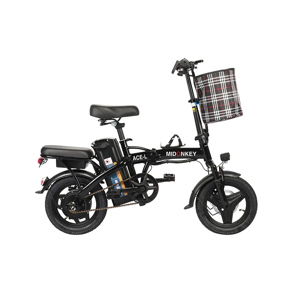 ACE-L 14인치 400W 풀 서스펜션 전기 접이식 자전거