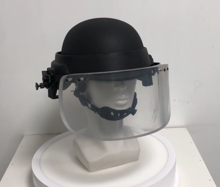 PASGT M88 Level IIIA PE Aramid Ballistic Helmet with visor