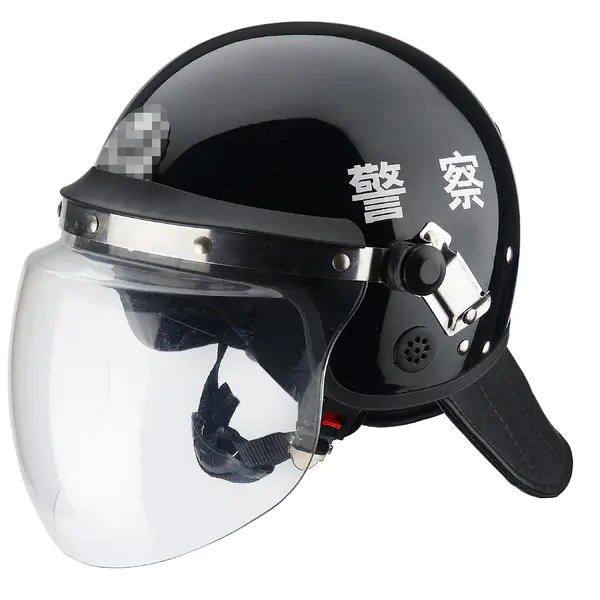 Lampu Pengaman ABS Helm Anti Huru Hara untuk Polisi
