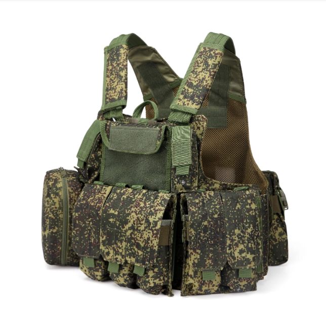 Camouflage Tactical Plate Carrier Bulletproof Vest with Quick Release