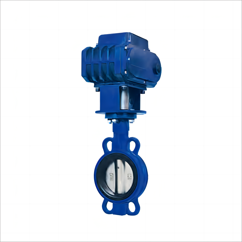 Electric clamping center butterfly valve