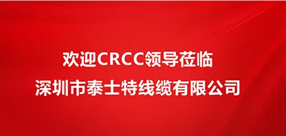 Chào mừng các nhà lãnh đạo CRCC đến với Thâm Quyến Testeck Cable Co., Ltd