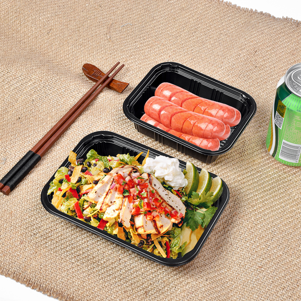 Одноразовая прямоугольная коробка для пищевых продуктов Bento