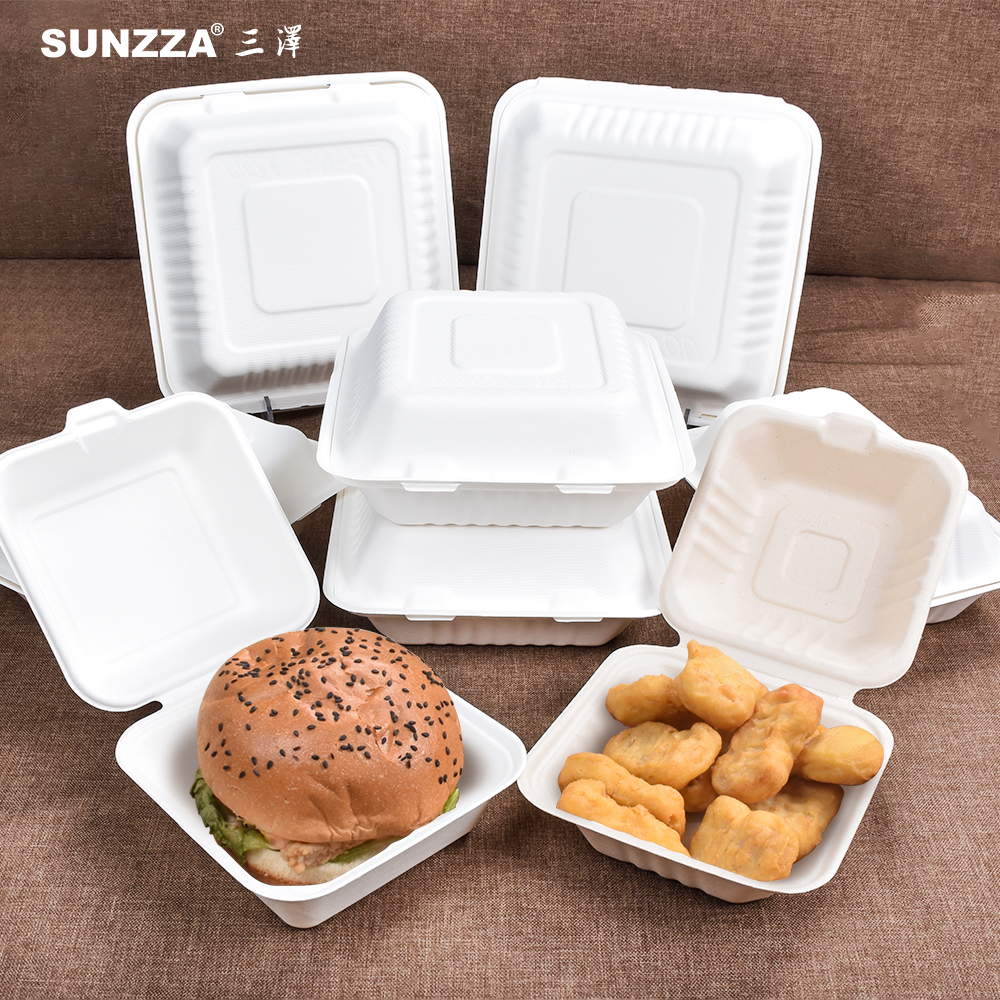 bagasse disposable lunch box