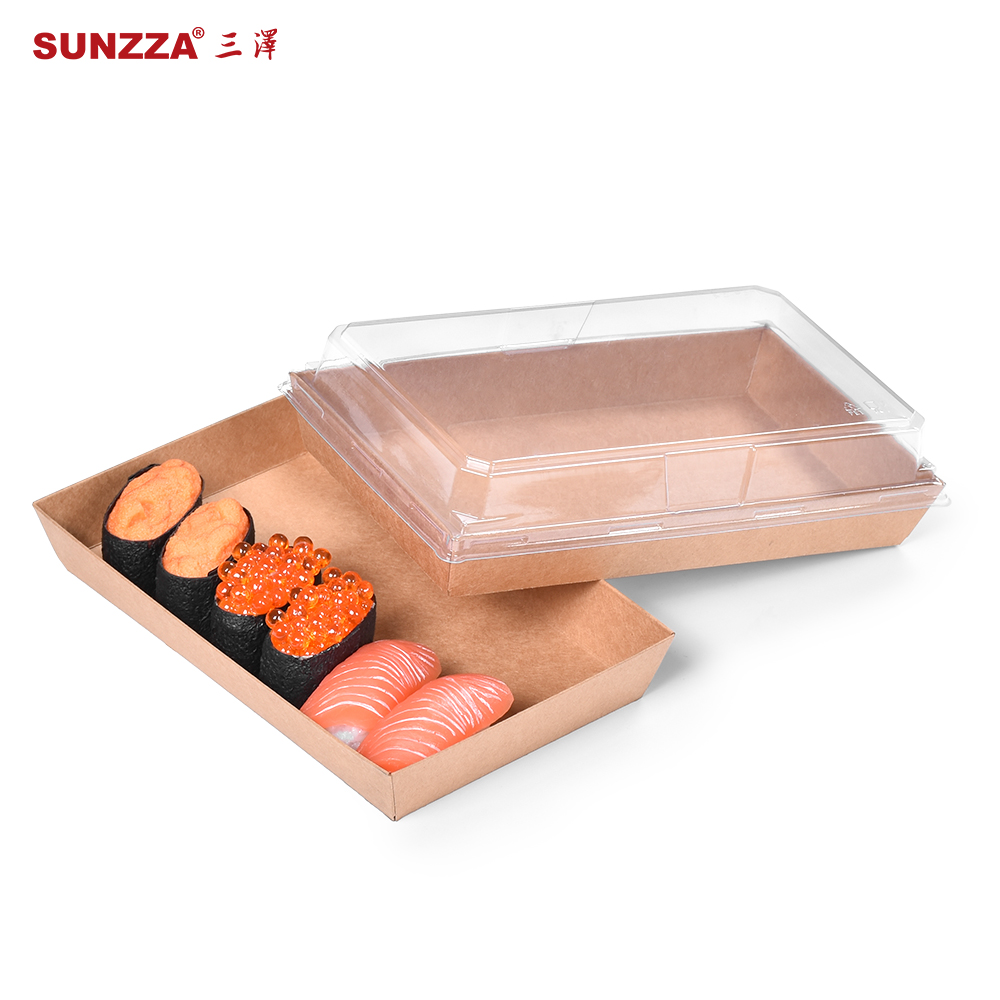 scatola di sushi di carta biodegradabile