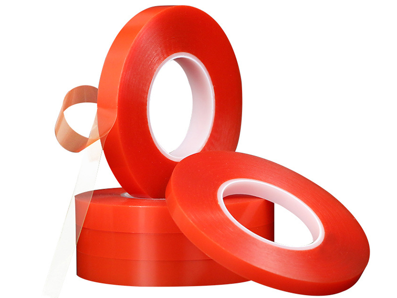Double Sided Pet Tape With Red Mopp Liner
