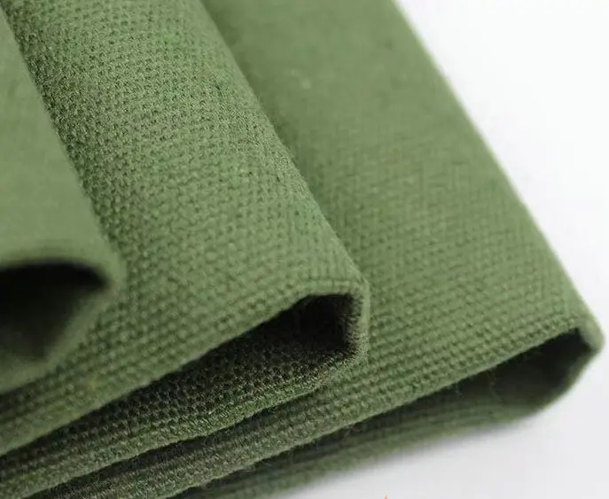 OLIVER GREEN POLY/COTTON OUTDOOR HEAVY WATERPROOF TENT FABRIC