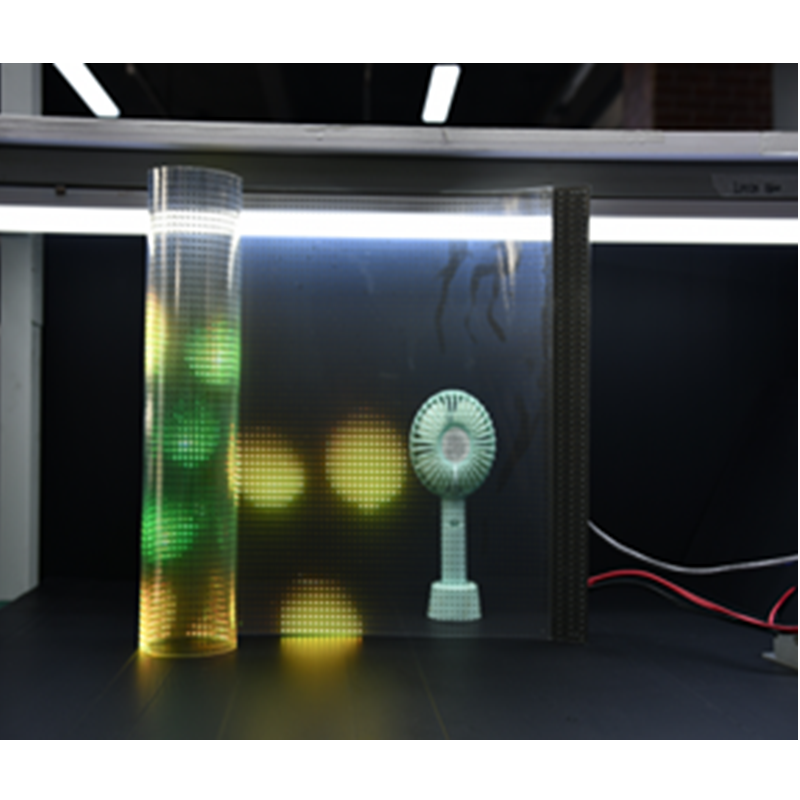 LED Transparent Film Display  Flexible Glass Screen(P6.25/P8P10/P15/P20)