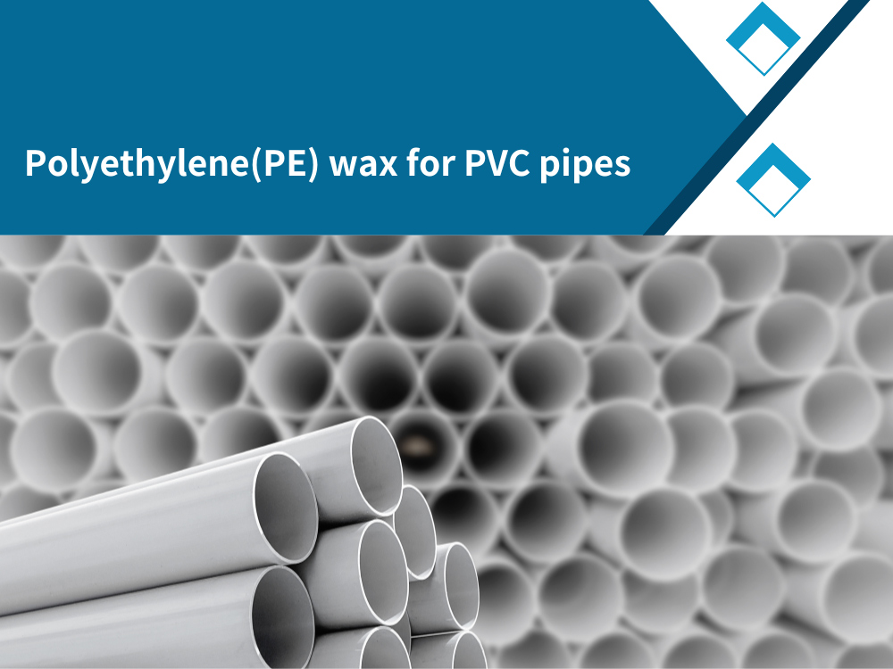 Polyethylene wax for PVC pipes