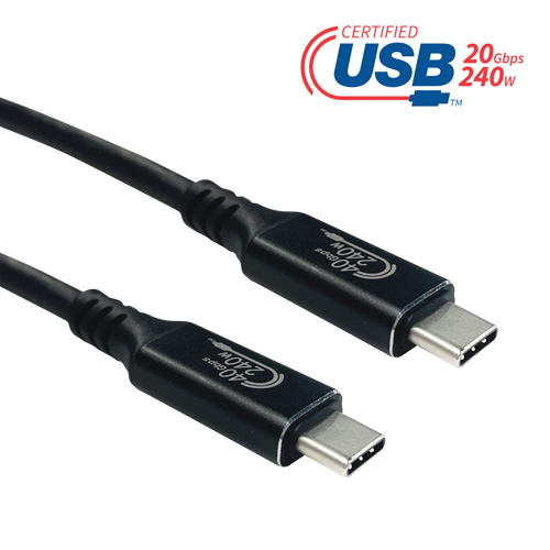 CTW released 1 meter USB4 Gen3 40Gbps 240W(EPR) Type-C Cable